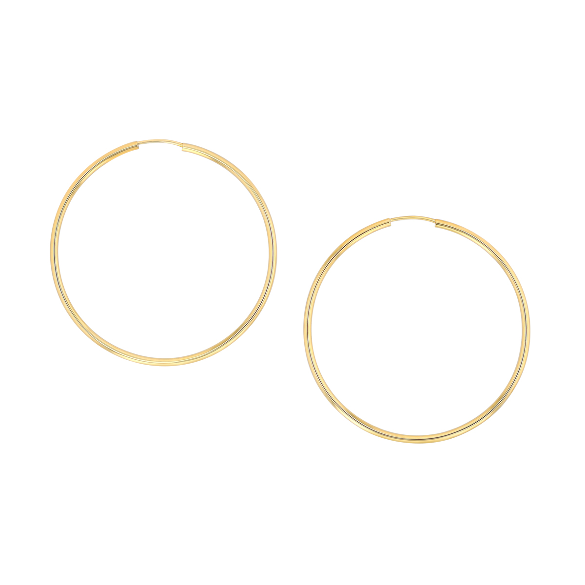 Parker 1.5 mm Endless Hoop Earrings in 14K Gold