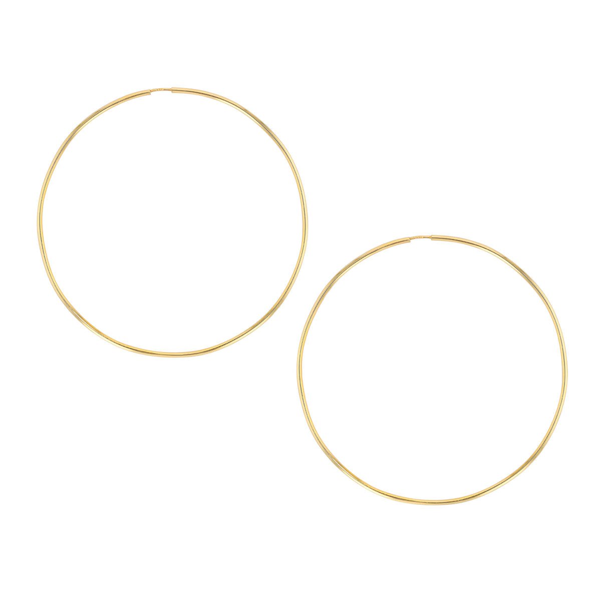 Parker 1.5 mm Endless Hoop Earrings in 14K Gold