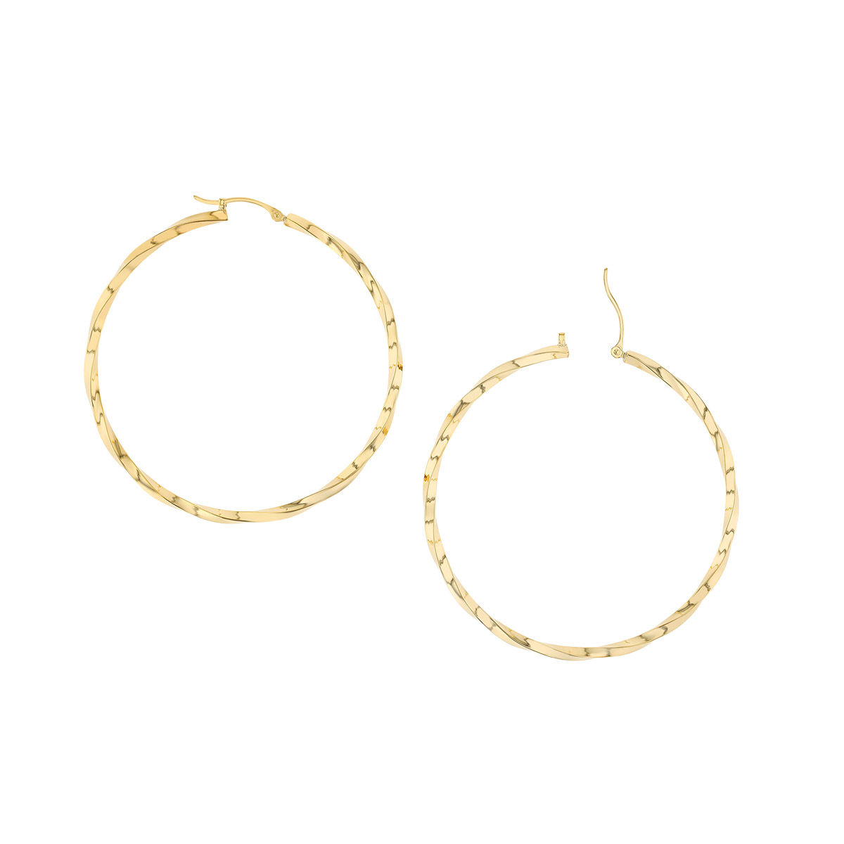 Quinn Twisted Hoops