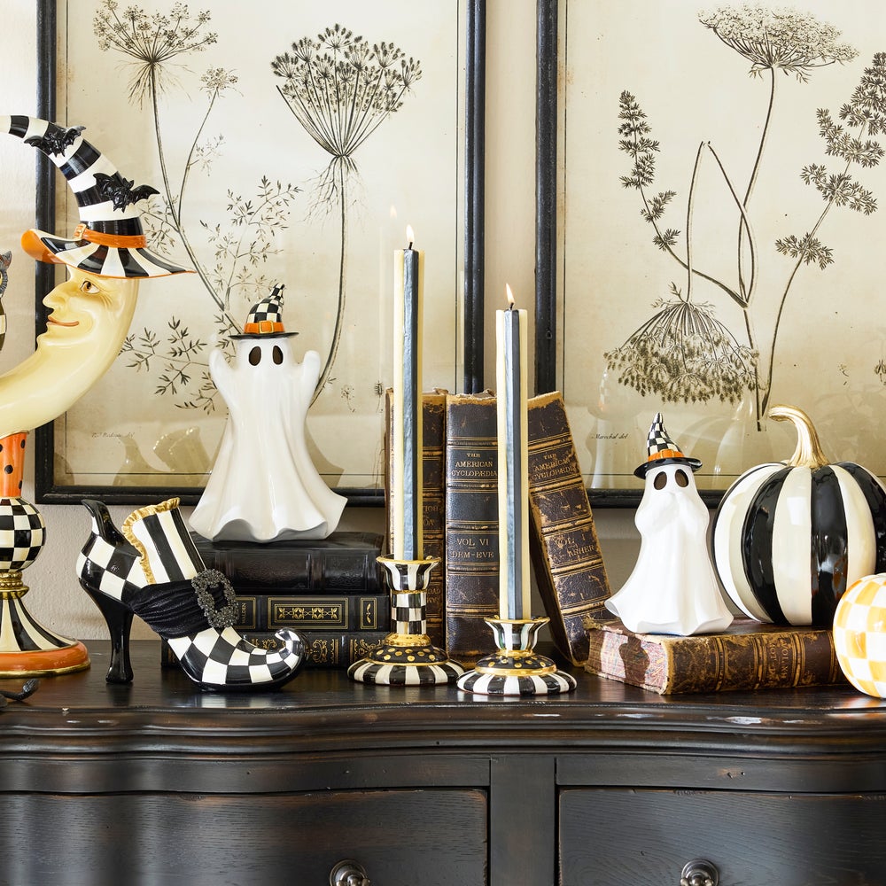 MacKenzie-Childs Courtly Illuminated Ghosts, Set of 2