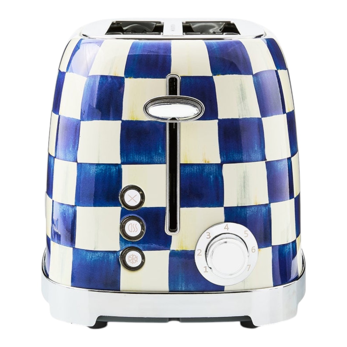 MacKenzie-Childs 2-Slice Toaster, Royal Check