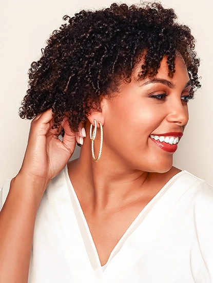 In & Out Hoop Earrings