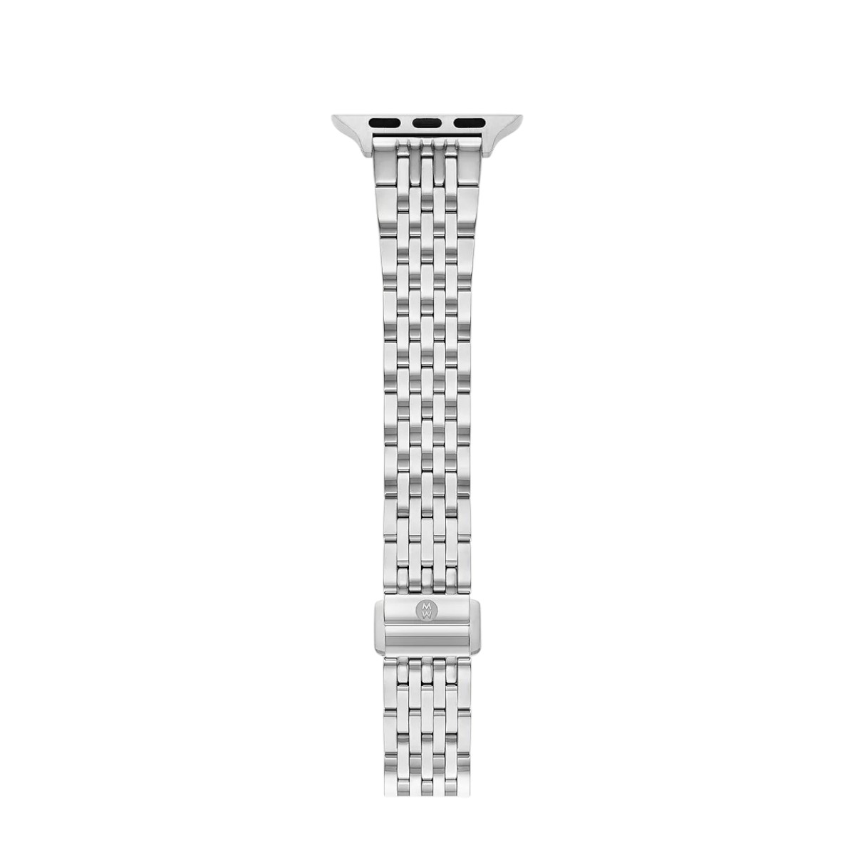 Michele Tapered Seven Link Stainless Steel Bracelet Band for Apple Watch