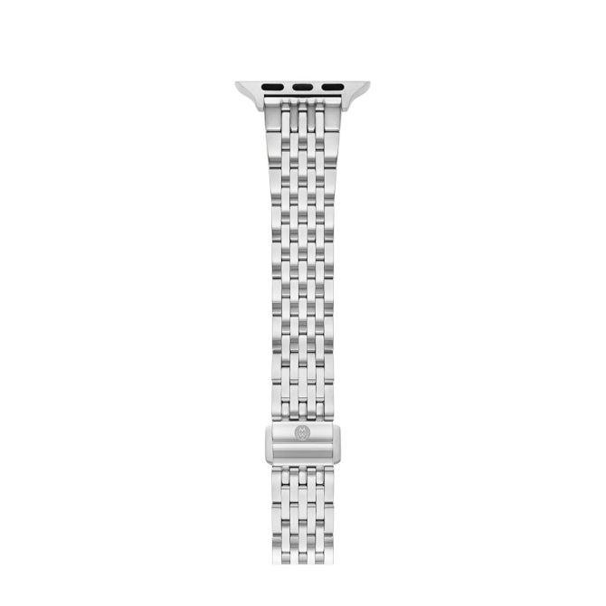 Michele Tapered Seven Link Stainless Steel Bracelet Band for Apple Watch