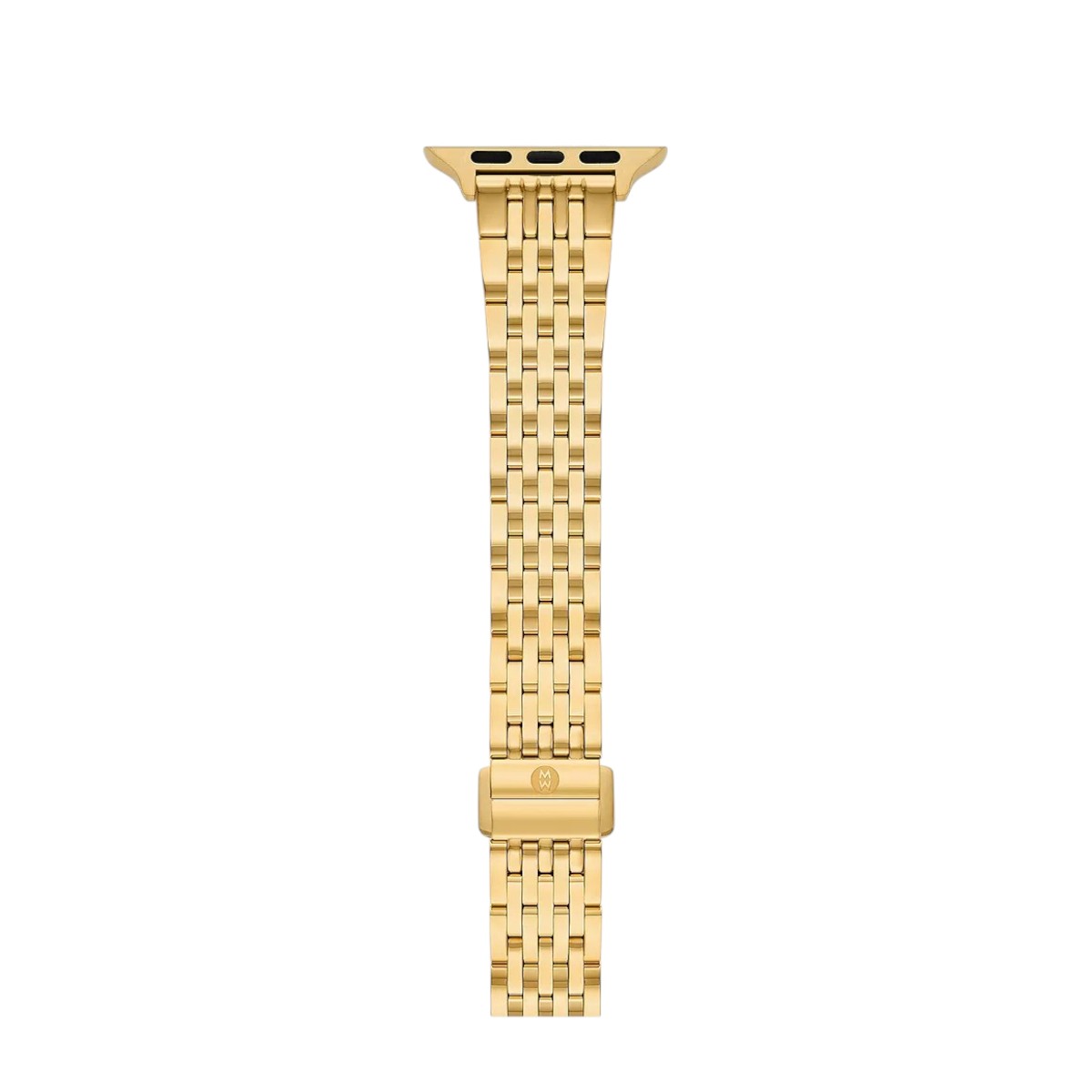 Michele 18K Yellow Gold Plated Stainless Steel Bracelet Band for Apple Watch