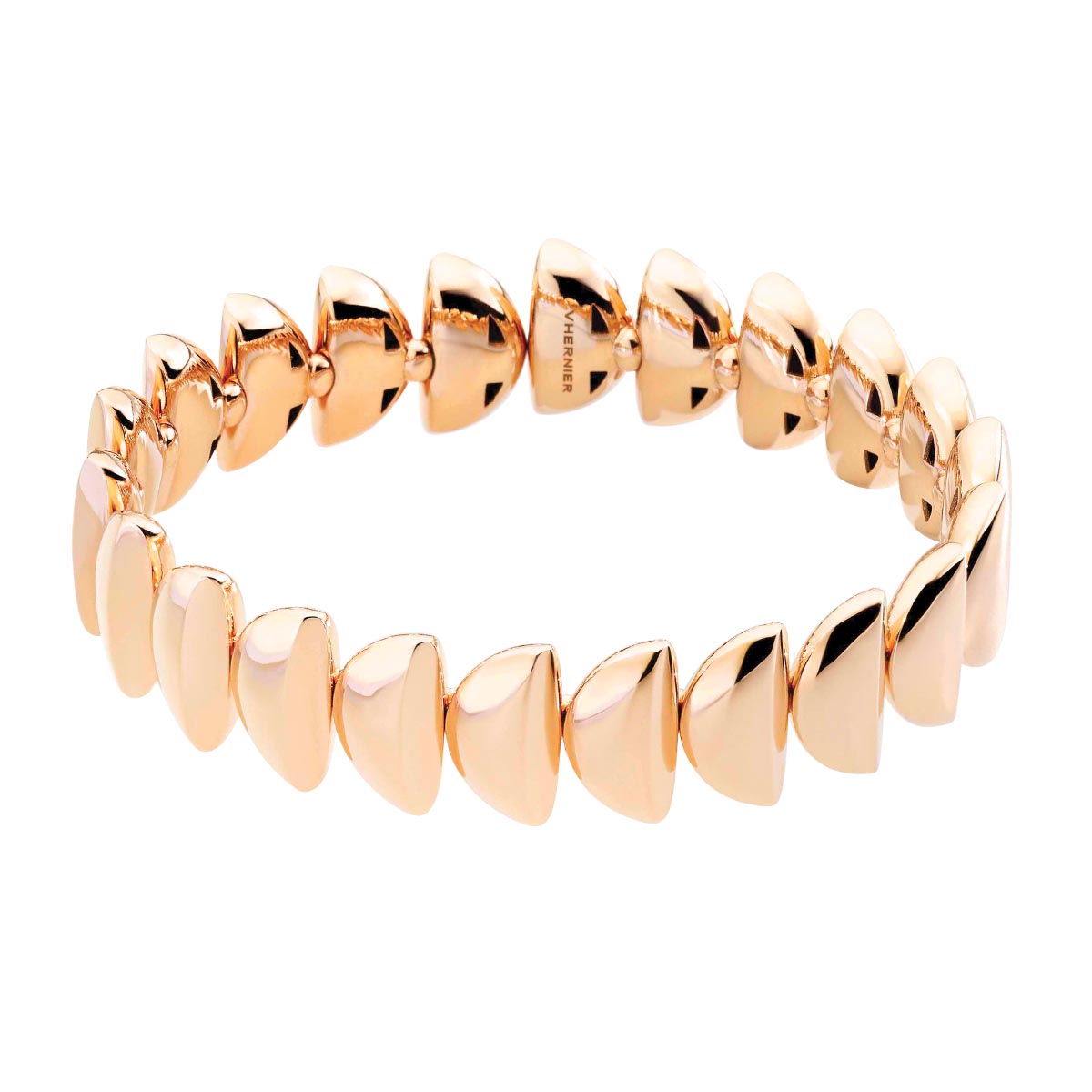 Vhernier Eclisse Endless Yellow Gold Half Moon Bracelet
