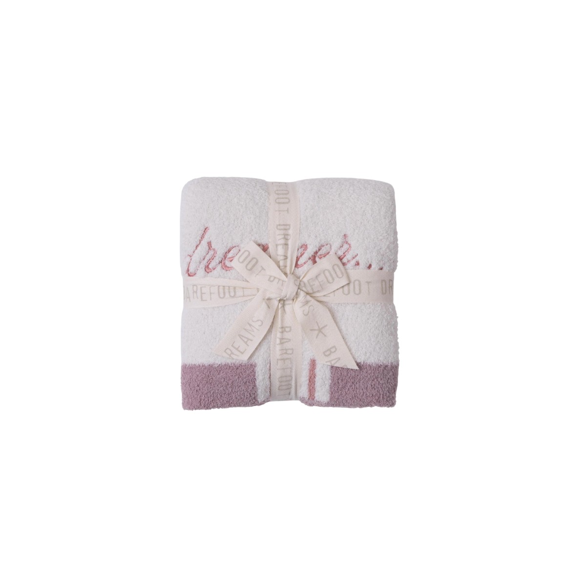 Barefoot Dreams CozyChic Starry Daydreamer Stroller Blanket, Teaberry Multicolored