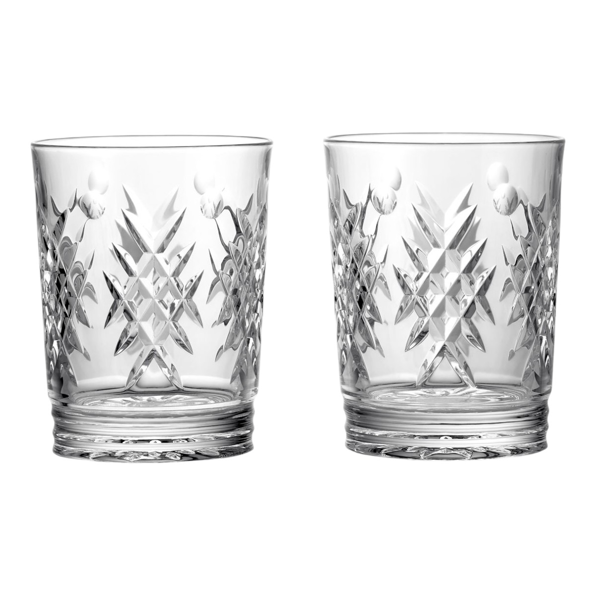 Gift With Purchase Waterford Winter Wonders Holly Double Old Fashioned Glasses, Set of 2