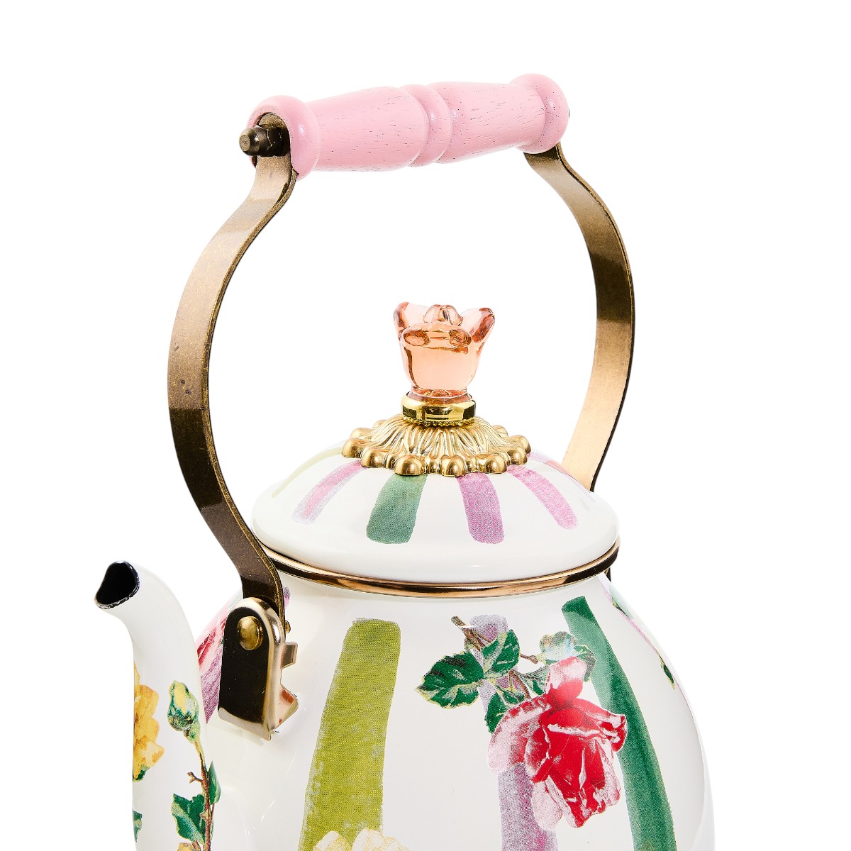 MacKenzie-Childs Garden Gala Tea Kettle, 2QT