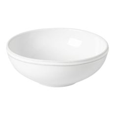 Costa Nova Friso White Low Bowl, 6"