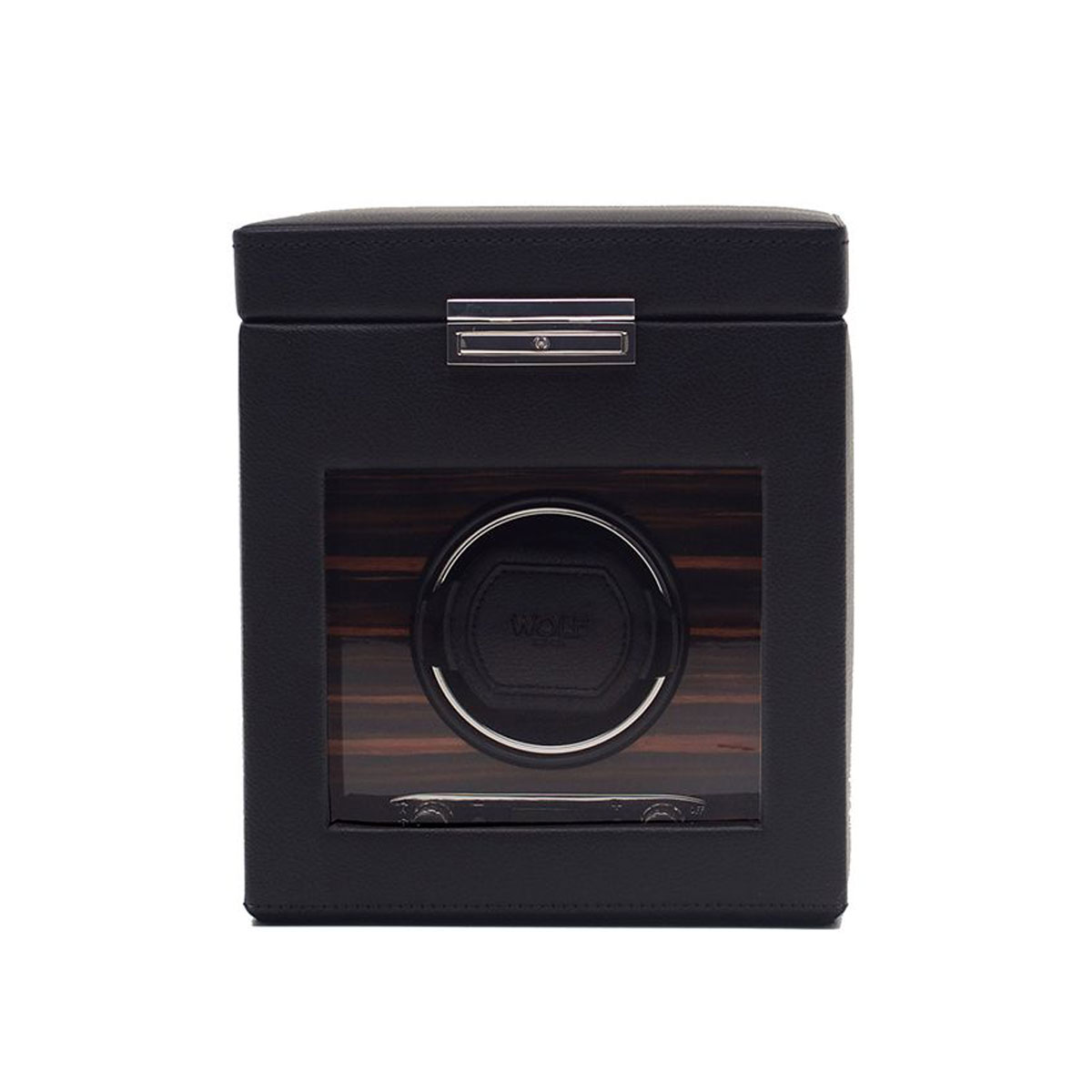 WOLF Roadster Single Winder with Storage, Black