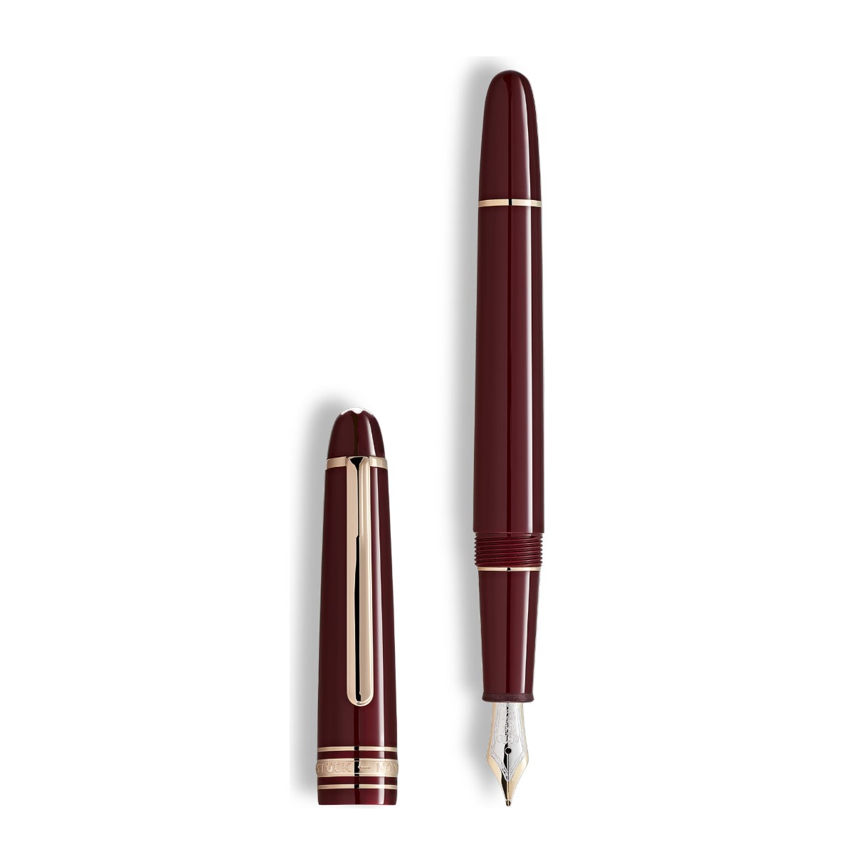 Montblanc Meisterstuck Burgundy Red Classique Pen, Fountain