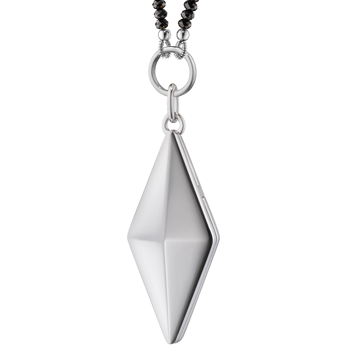 Monica Rich Kosann Points North Sterling Silver Kite Shape Locket, 18