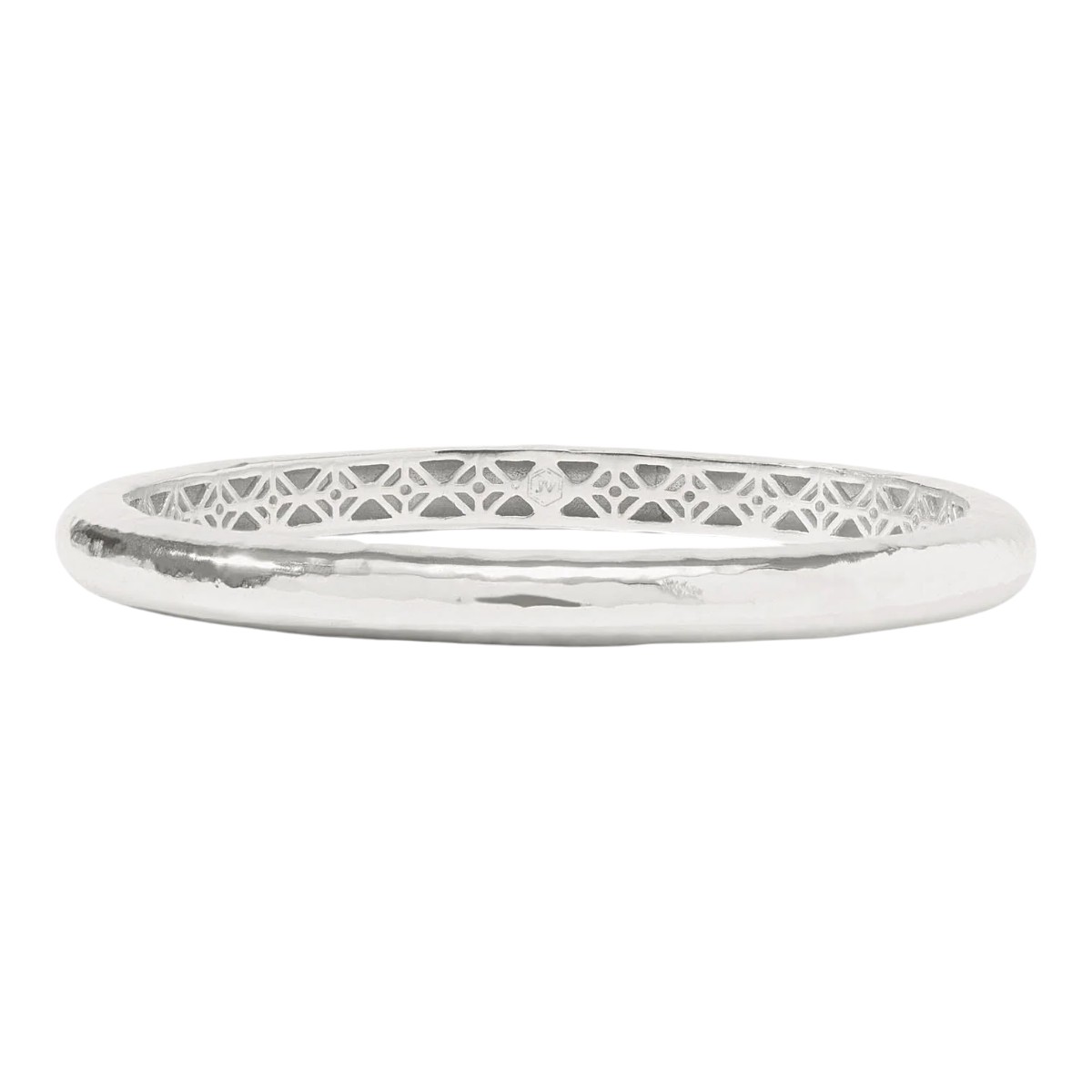 Julie Vos Medium Havana Bangle, Silver