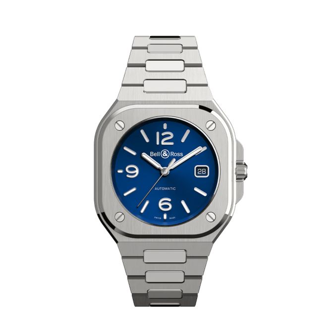 BR05 Automatic 40mm Watch, Blue Dial
