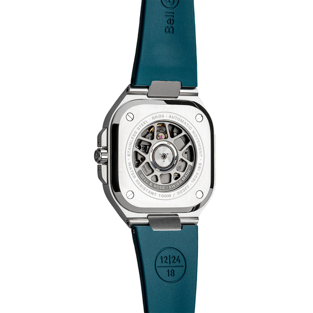 BR 05 GMT 41mm Men's Watch, Blue Sunray Dial