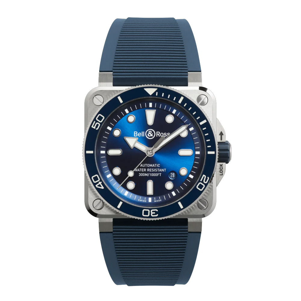 Bell & Ross BR 03 Diver Watch, Blue Steel Dial