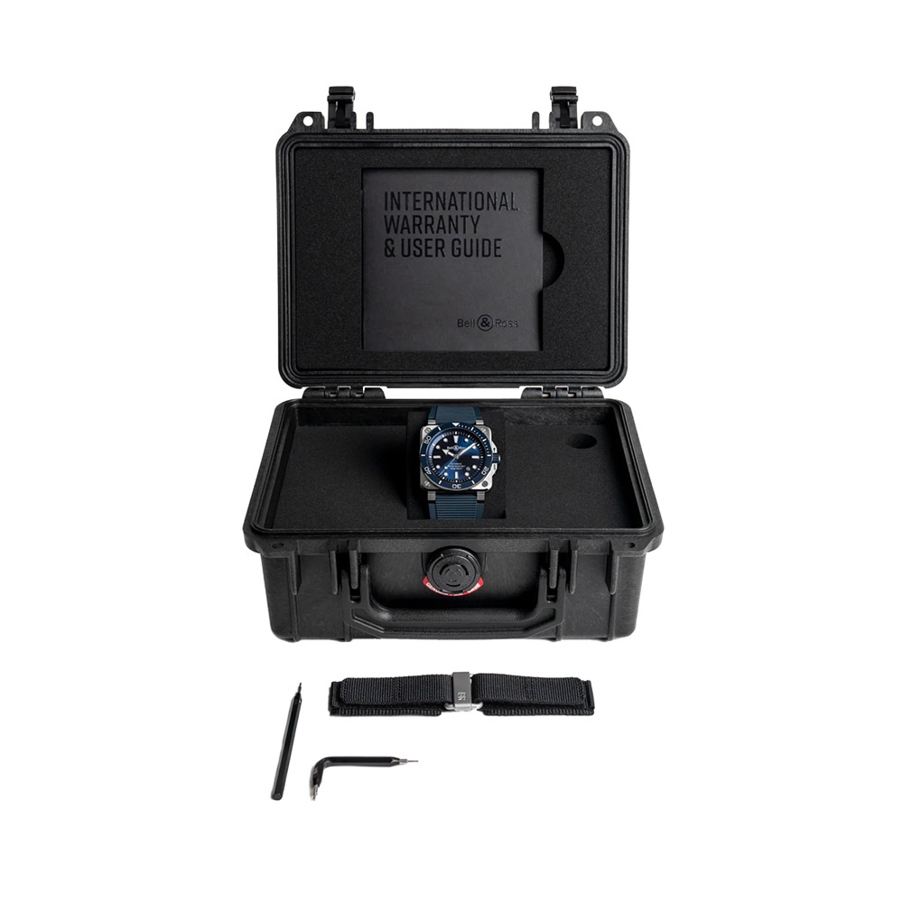 Bell & Ross BR 03 Diver Watch, Blue Steel Dial