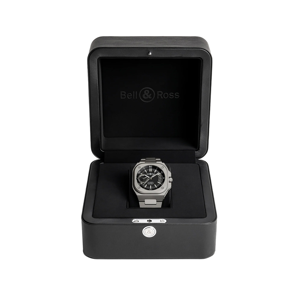 Bell & Ross BR-X5 Titanium 41mm Watch, Black Dial