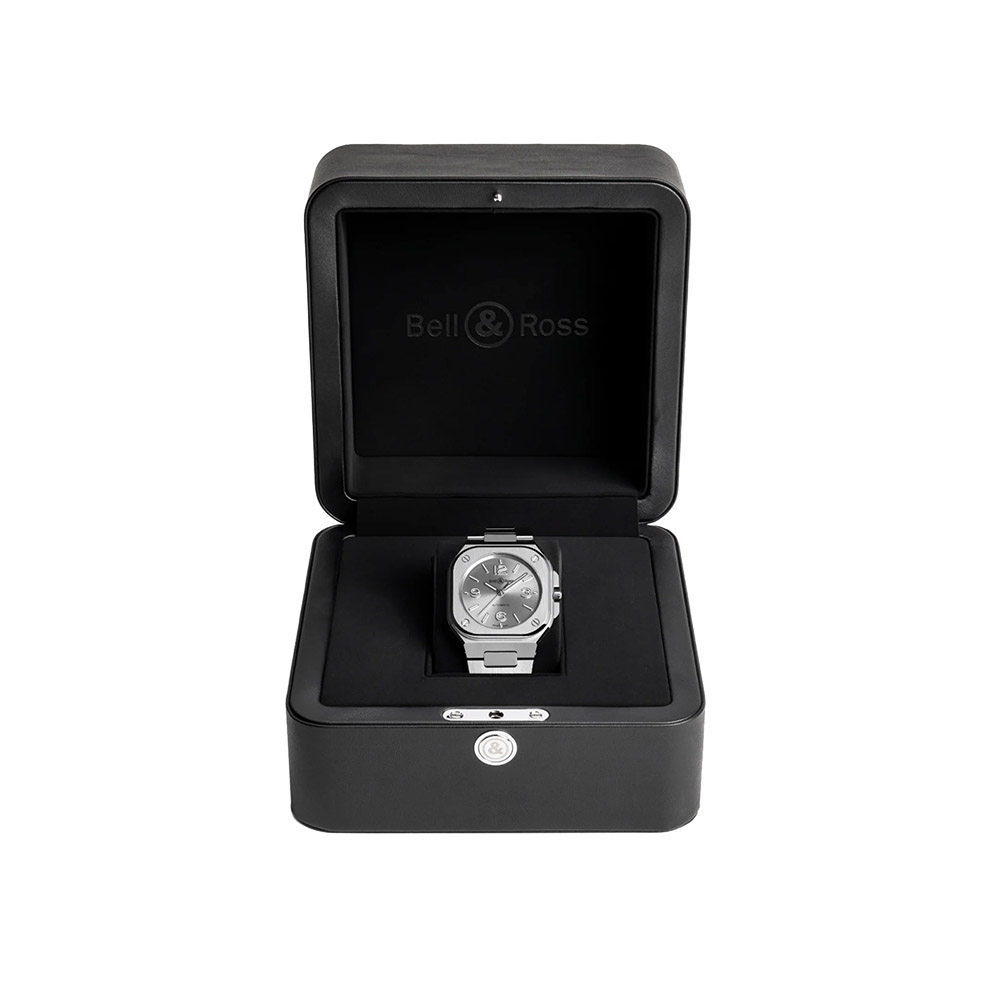 Bell & Ross BR-05 Steel 36mm Men's Watch, Grey Dial