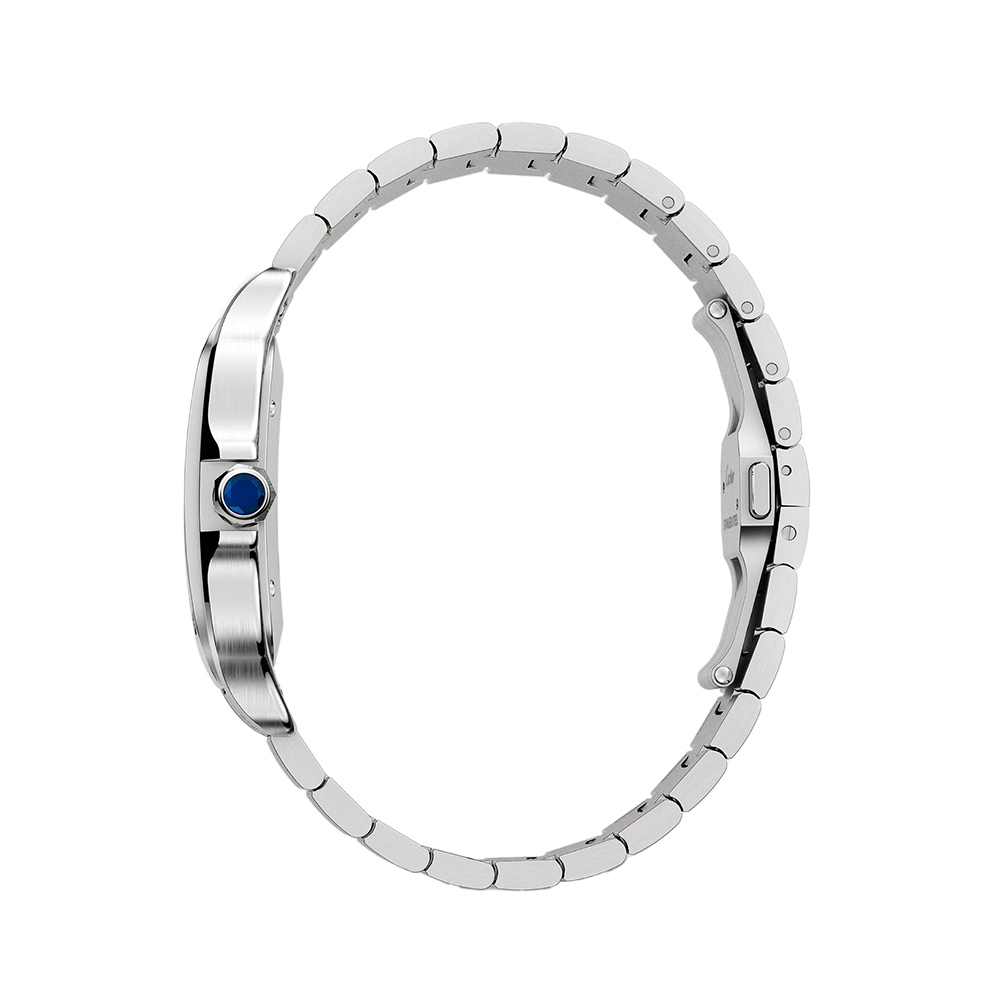 Cartier Santos de Cartier 39.8mm Large Watch, Silvered Opaline Dial