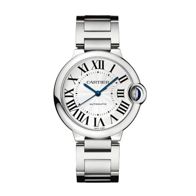 Cartier Ballon Bleu De Cartier 36mm Watch, Silver Dial