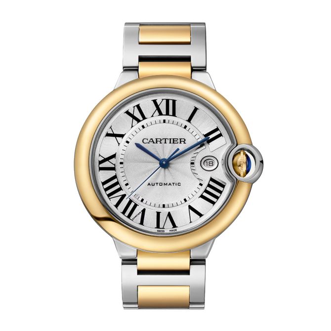 Ballon Bleu De Cartier 42mm Women's Watch, Silver Dial