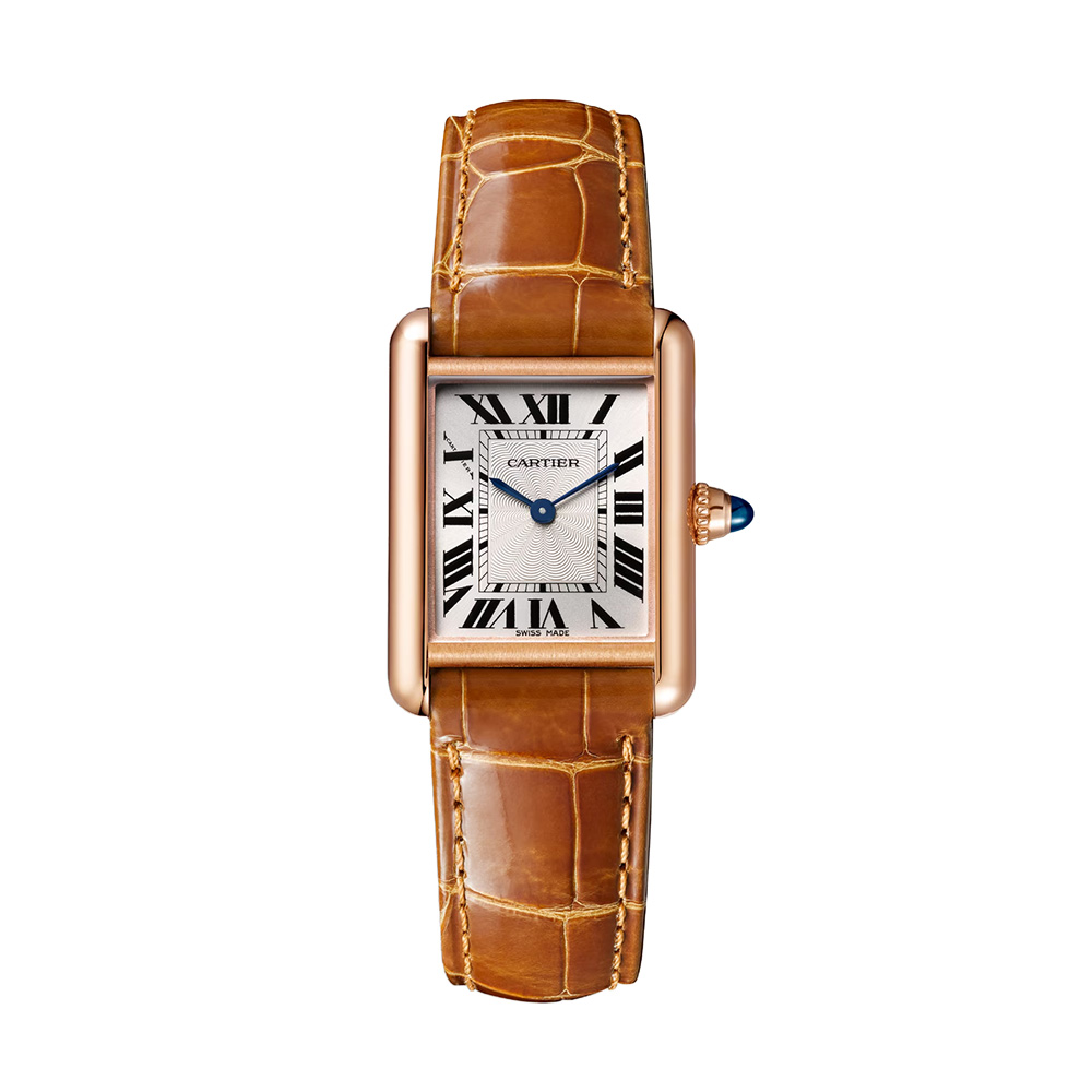 Tank Louis Cartier 29.5mm x 22mm Watch, Silvered Dial