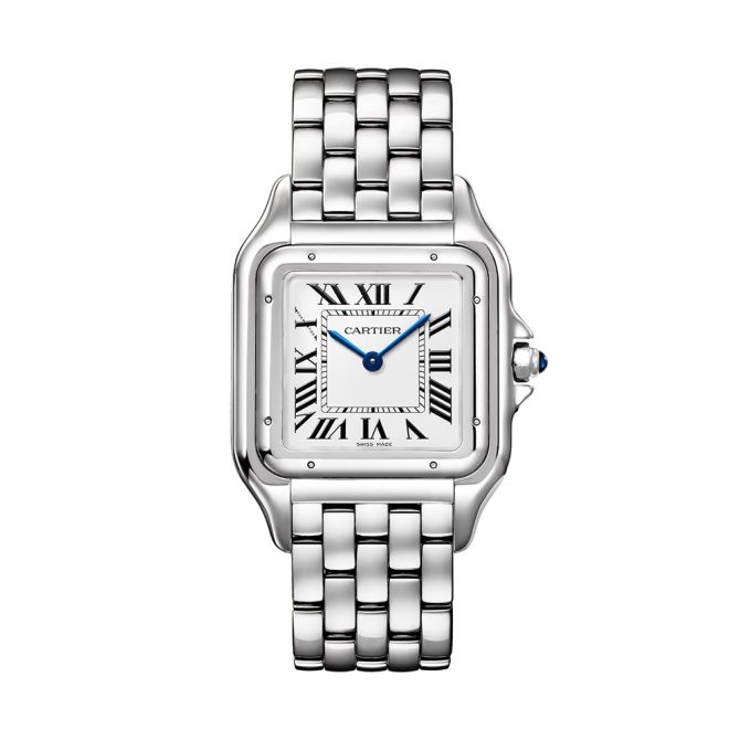 Cartier Panthere 31mm x  42mm Watch, Silvered Dial