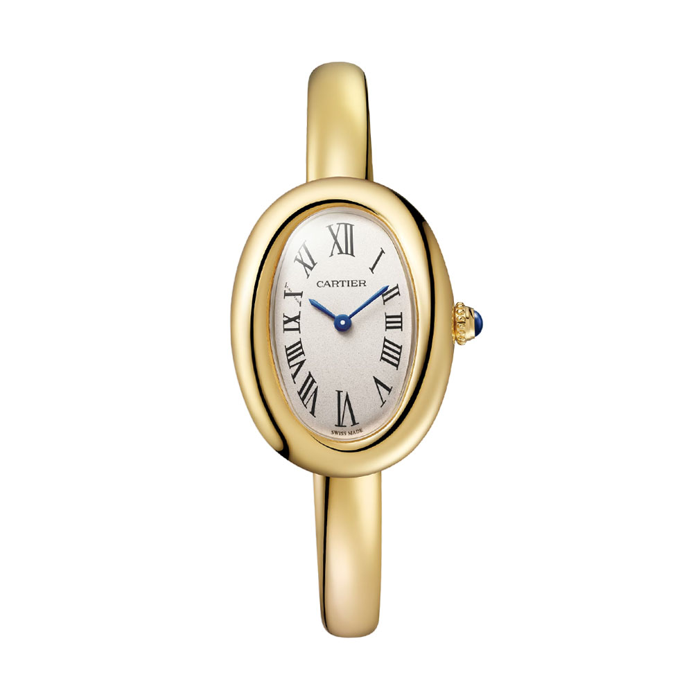 Cartier Baignoire Watch 23.1mm x 31.4mm Women's Watch, Silver Dial