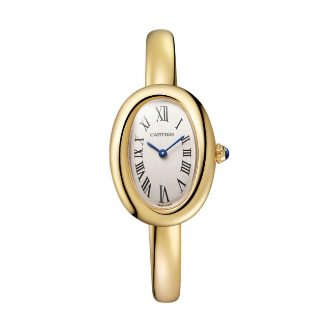 Cartier Baignoire Watch 23.1mm x 31.4mm Women's Watch, Silver Dial