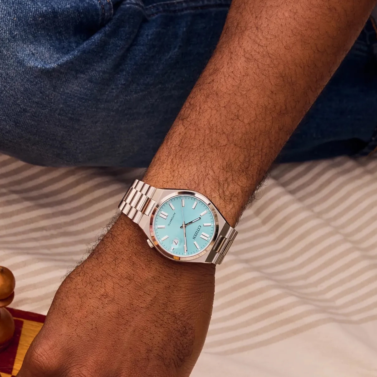 Citizen Tsuyosa 37mm Watch, Blue Dial