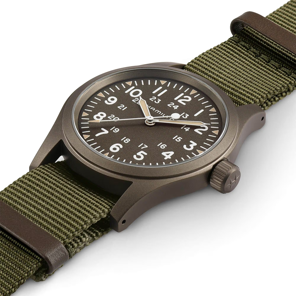 Hamilton Khaki Field Mechanical Watch, 38mm Green Dial