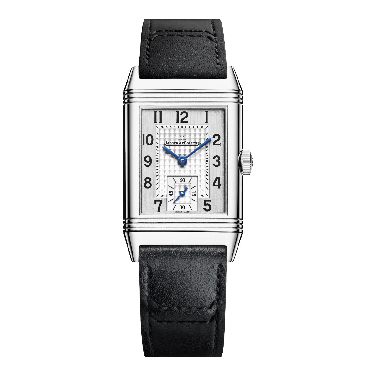 Jaeger-LeCoultre Reverso Classic Monoface Small Seconds 40.1mm x 24.4mm Men's Watch, Silver Dial