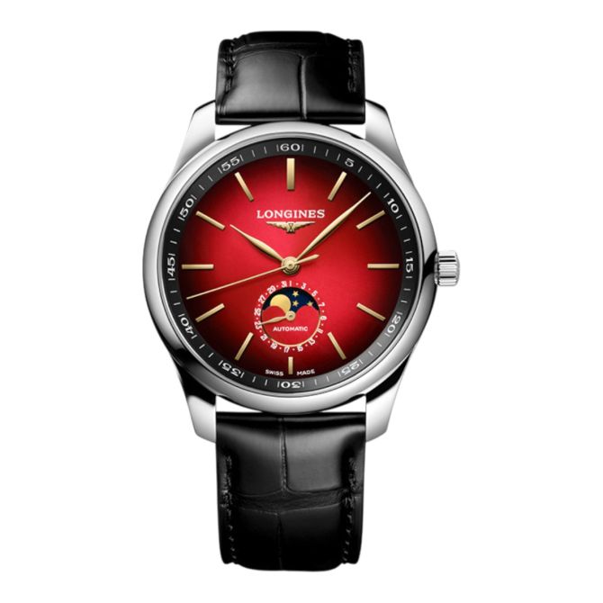 Longines Master Collection Year Of The Horse Edition Automatic 42mm Men's Watch, Red Dial