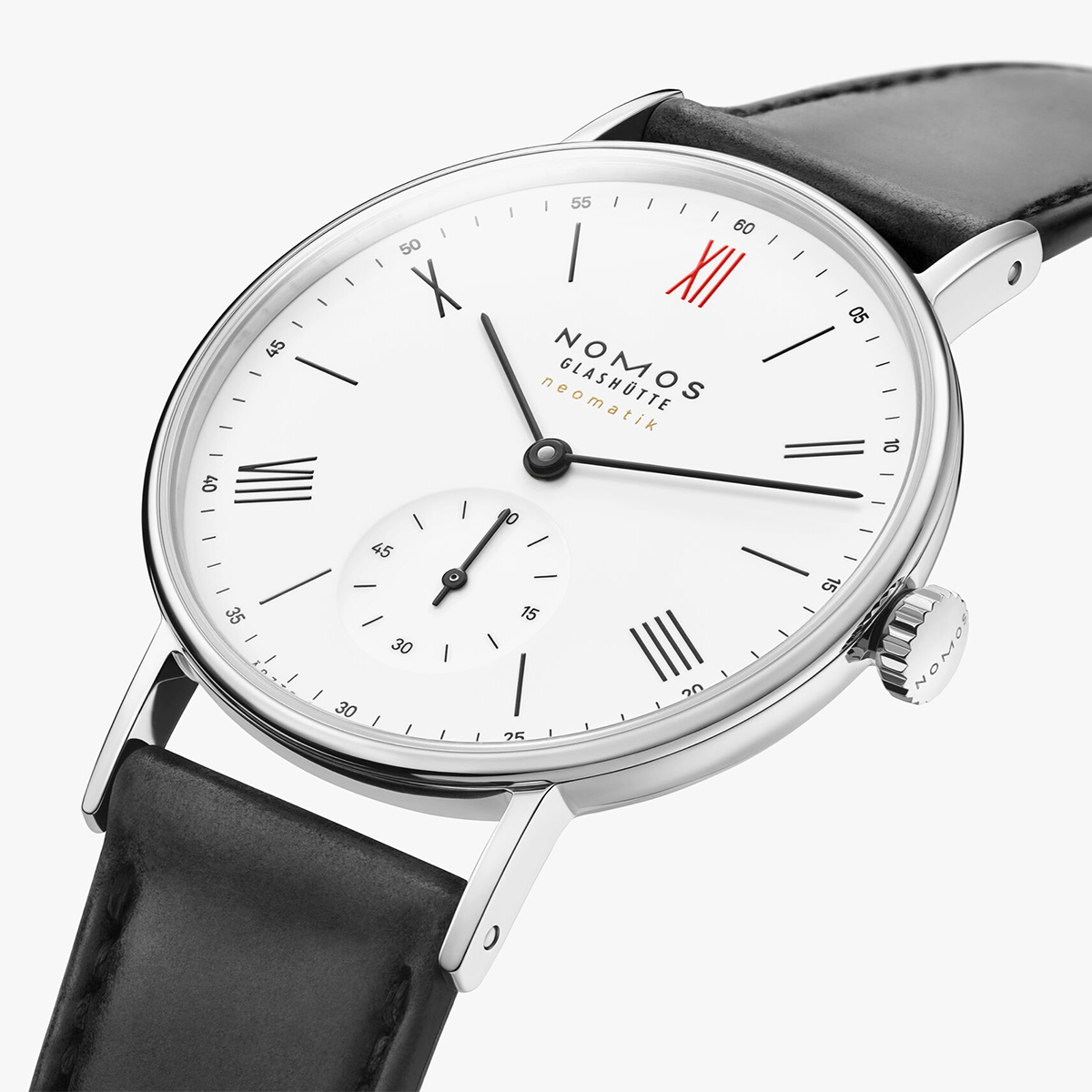 Nomos Glashuette Ludwig Neomatik Fur Arzte Ohne Grenzen 36.4mm Men's Watch, White Dial