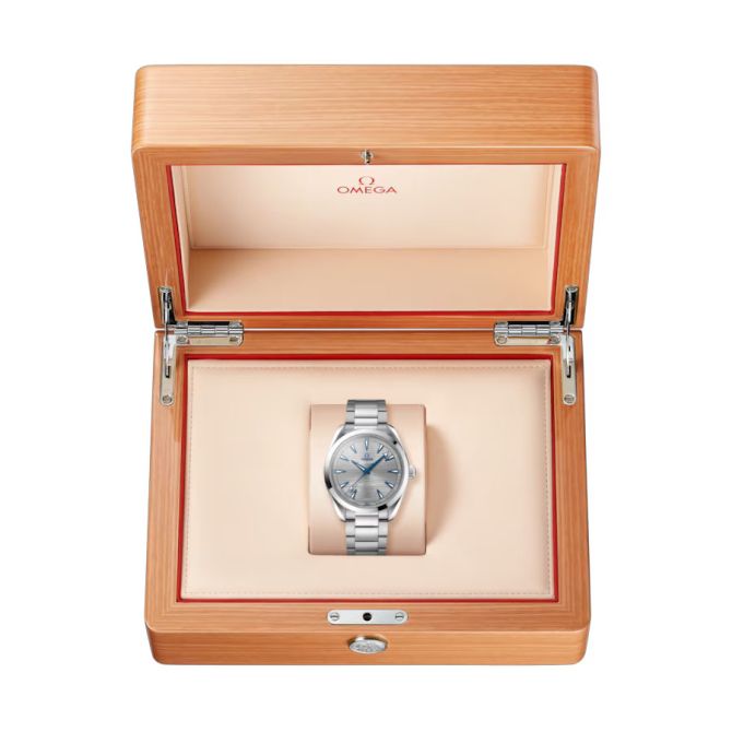 OMEGA Seamaster Aqua Terra 150m Co-Axial Master Chronometer 41mm Watch, Grey Pattern Dial