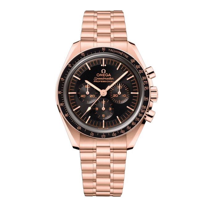 Omega Speedmaster Moonwatch Professional Master Chronometer Chronograph 42mm Men's Watch, Black Dial