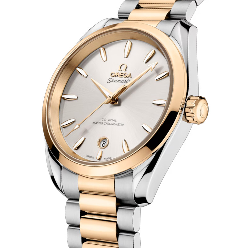 Omega Seamaster Aqua Terra Shades 38mm Women's Watch, Silver Dial