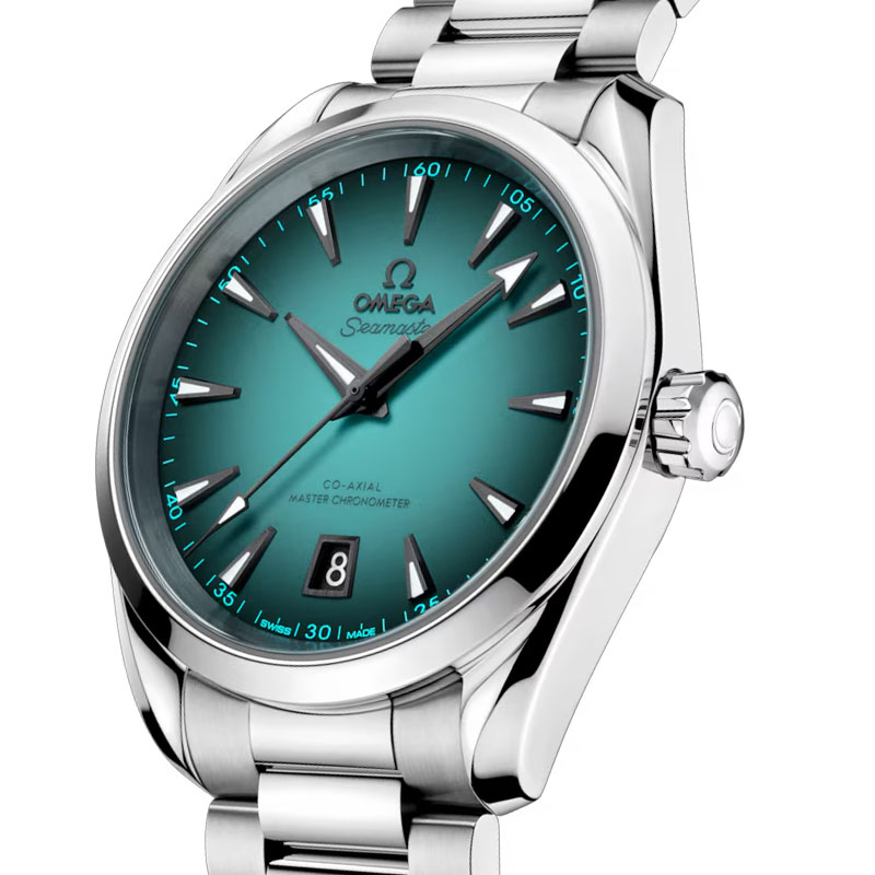 Omega Seamaster Aqua Terra 150m 38mm Men's Watch, Turquoise Dial