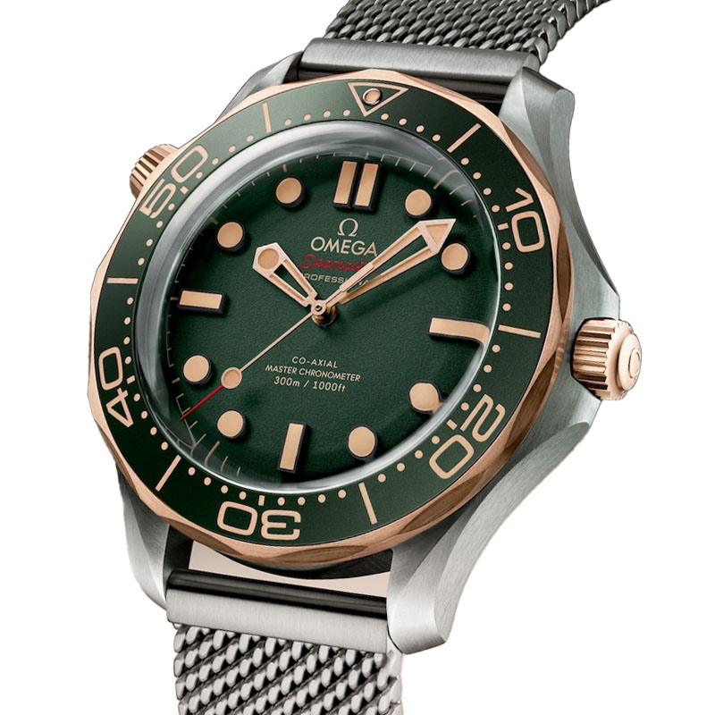 Omega Seamaster Diver 300M 42mm Green Men's Watch, Steel Band