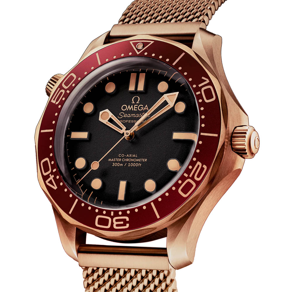 Omega Seamaster Diver 300M 42mm Men's Watch, Black and Bronze Dial