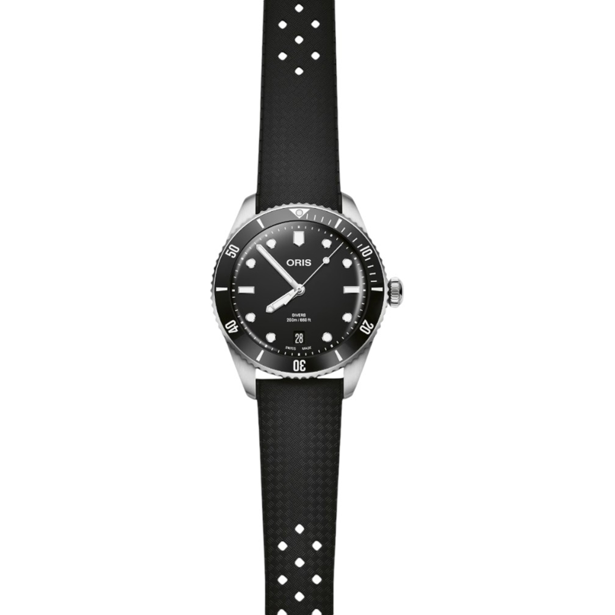 Oris Divers Date 39mm Watch, Black Dial