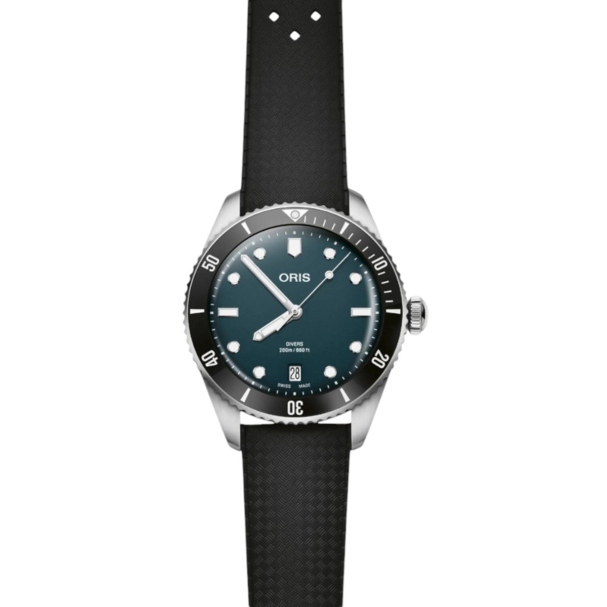 Oris Divers Date 39mm Watch, Blue Dial