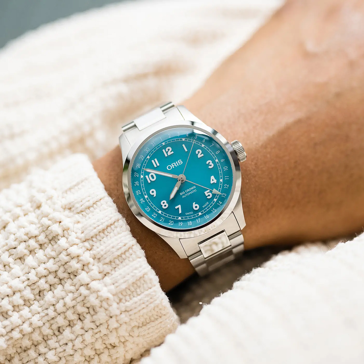 Oris Big Crown Pointer 40mm Men's Watch, Blue Dial