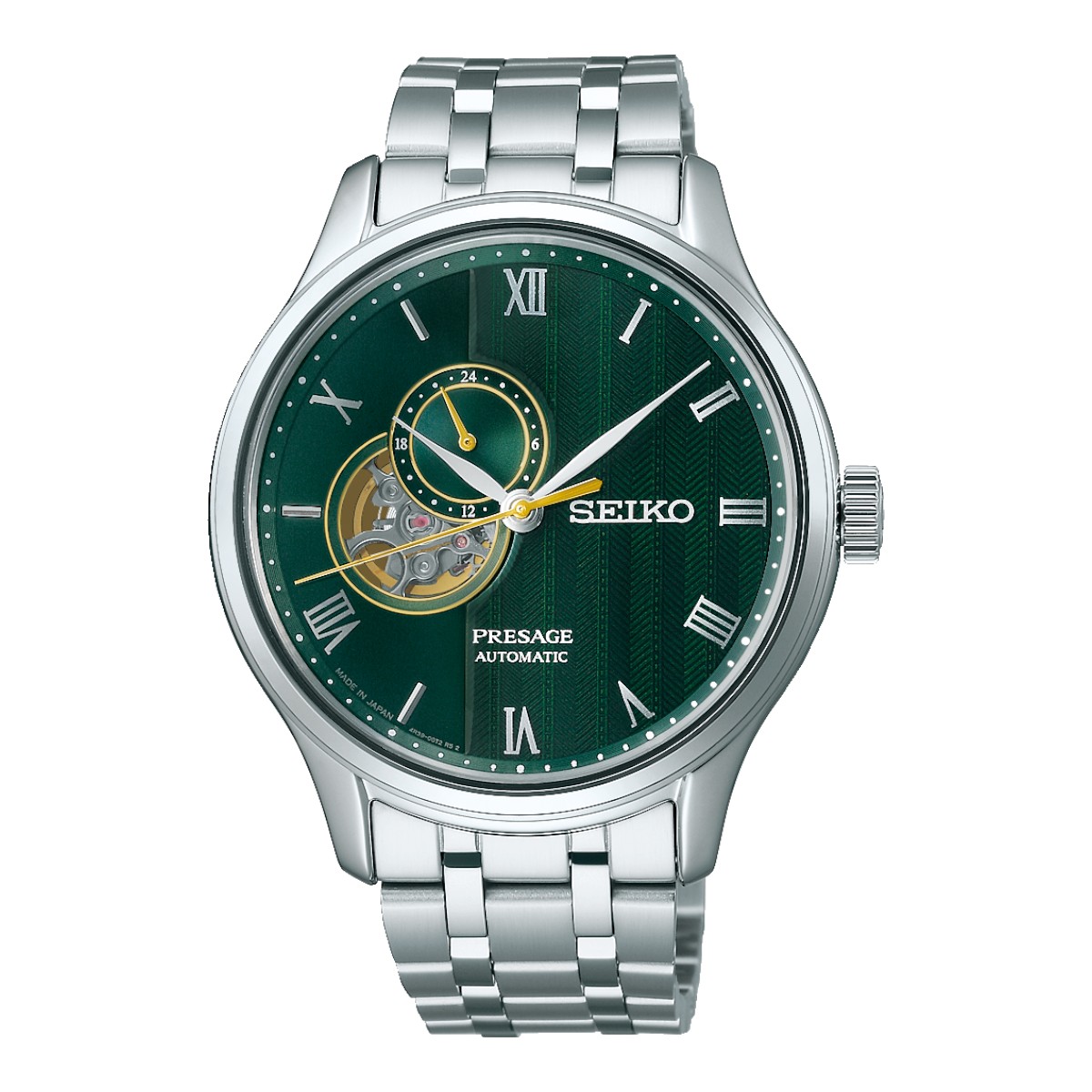 Seiko Presage 41.8mm Men's Watch, Green Dial