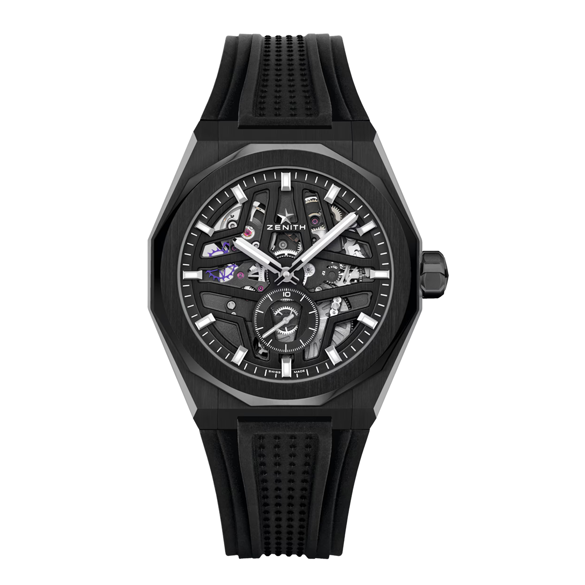 Zenith Defy Skyline 41mm Watch, Black Skeleton Dial