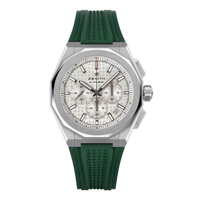 Zenith Defy Skyline Chronograph 42mm Watch, Silver Pattern Dial
