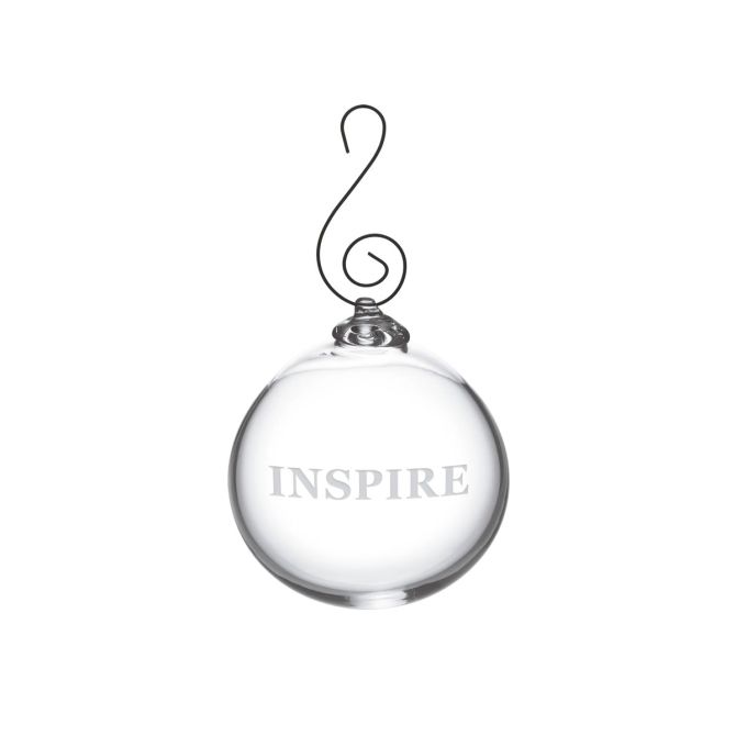 Simon Pearce Round Ornament, Inspire