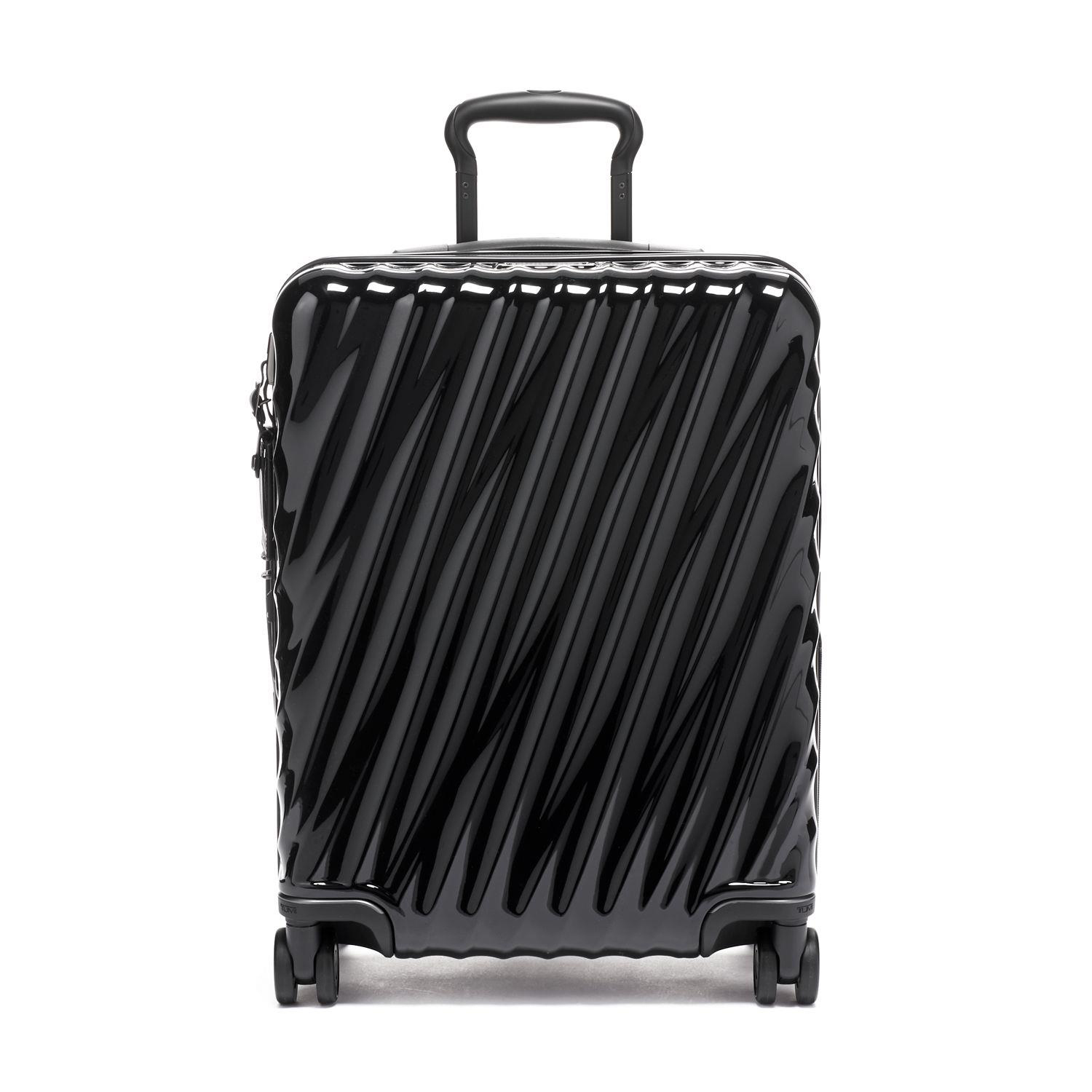 19 Degree Expandable Hardside 4 Wheel Carry-On, Black